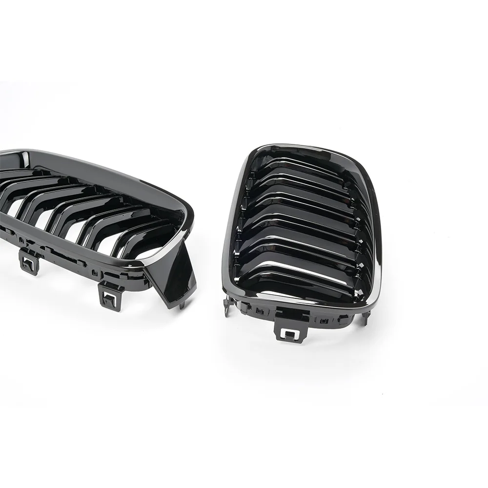 High Quality ABS Car Styling Front Kidney Grille Dual Slat Grille For BMW F30 F31 F35 2012-2019 320i 325i 328i Auto Accessories