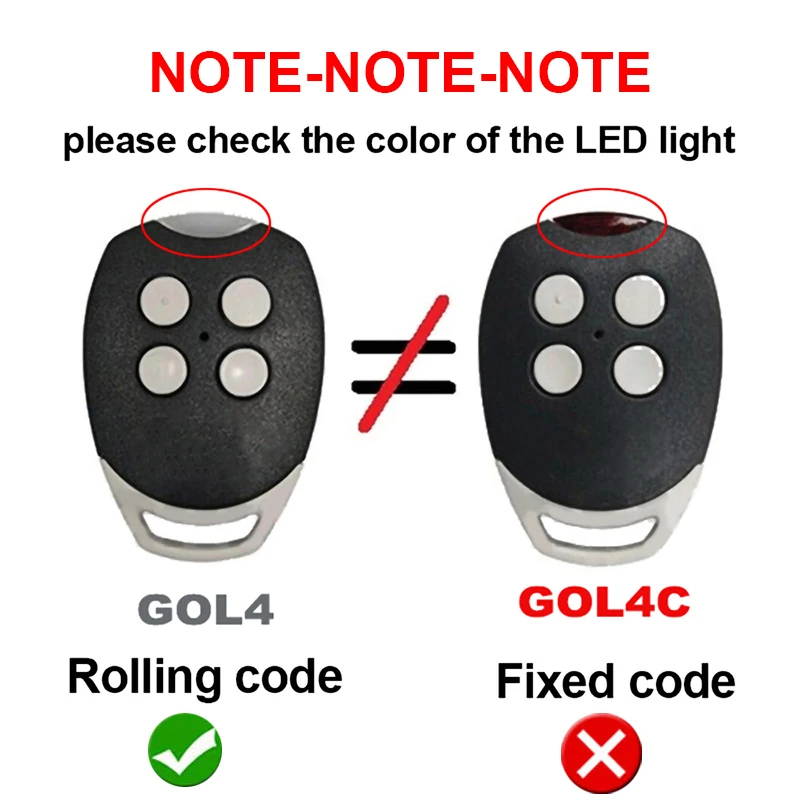 DITEC Garage 3PCS Door Remote Control 433MHz Rolling Code For DITEC GOL4 BIXLS2 BIXLP2 BIXLG4 Remote Control Garage Door Opener smile