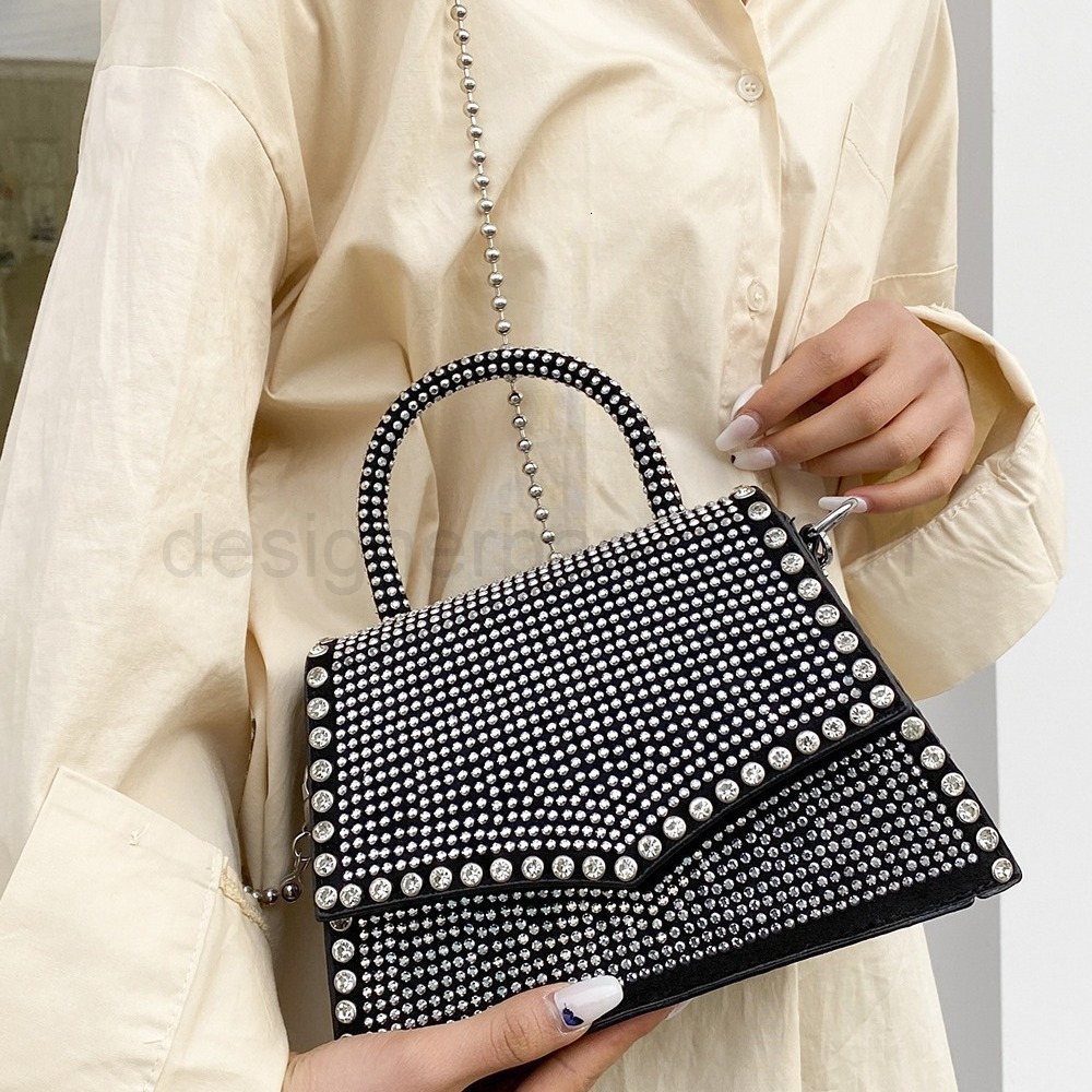 Fashion Classic Bag Designer 10a Top Woman Handbagevening Bags Korean Version Popular Bright Diamond Small Womens New Trendy Casual Mini Chain Crossbo