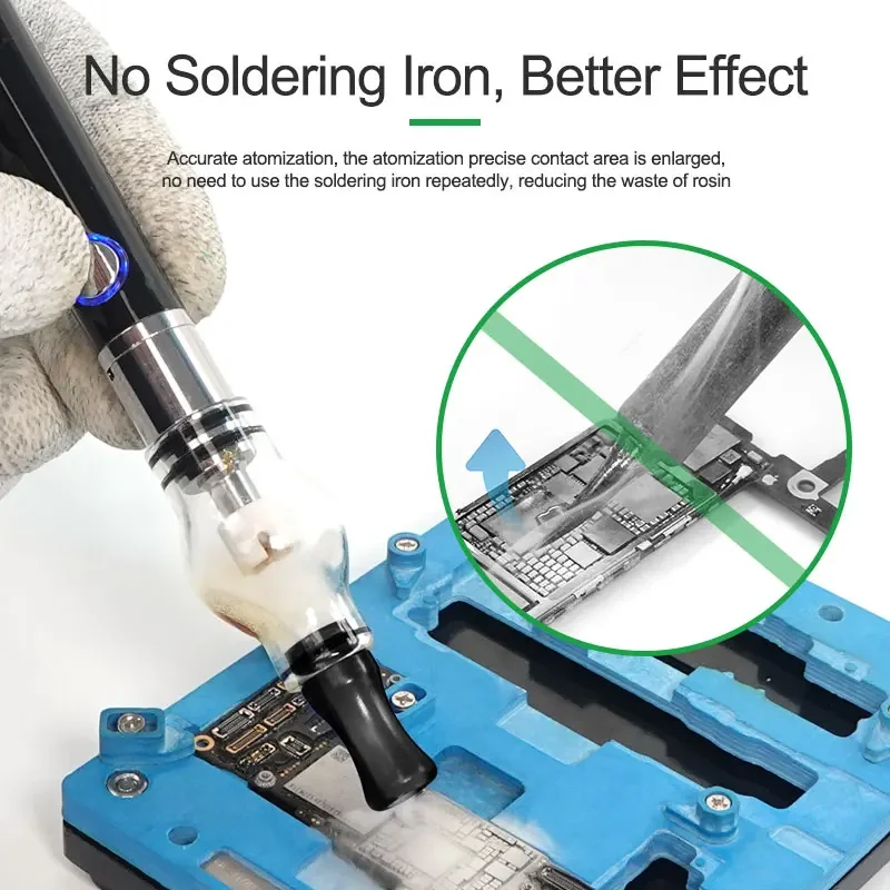 Relife-Rosin Atomizer Pen PCB Board Short Circuit Detector Clean-Free Welding Chargeable CellPhone Screen Repair Tool RL-069