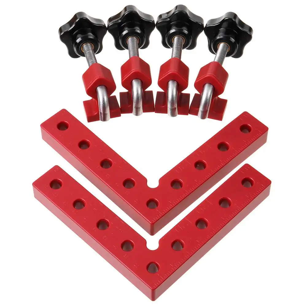 new 120mm 160mm 2025 Woodworking Right Angle Positioning Clamp Woodworking Square Positioning Fastening Tools Corner Ruler