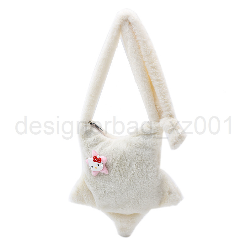 Fashion Classic Bag Designer 10a Top Woman Handbagevening Bags Autumn and Winter Fashionable Plush Cute Five Pointed Star Shaped