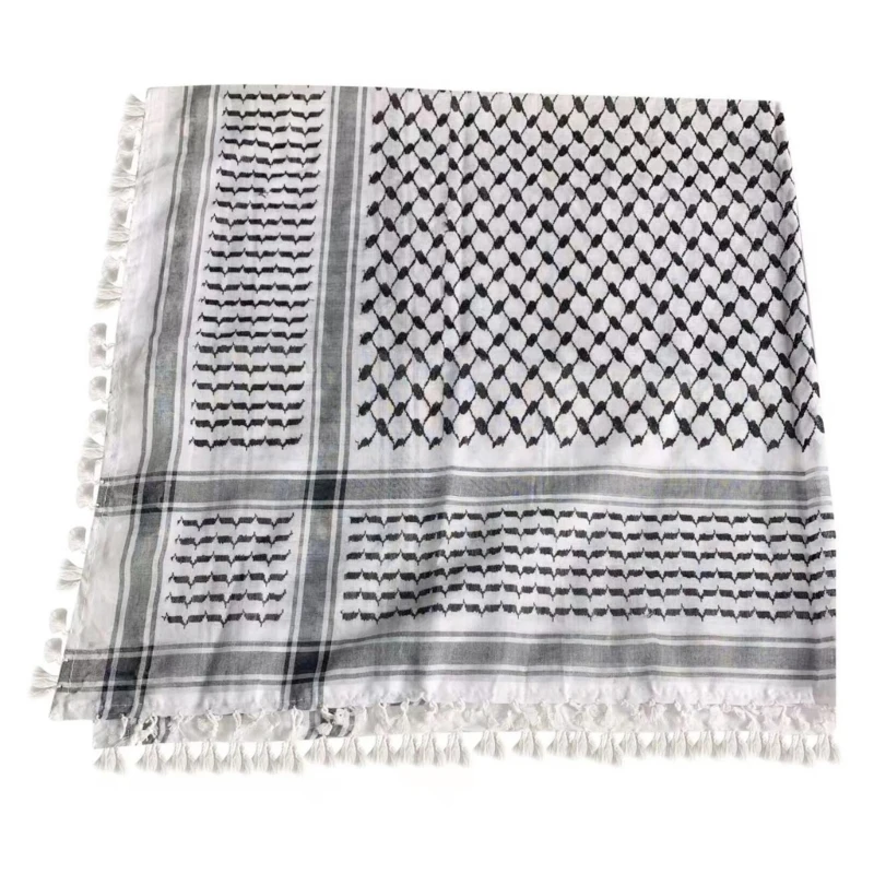 Scarf Arab Shemagh Keffiyeh Palestine Scarf Men Women Shawl Wrap Shemagh Scarf