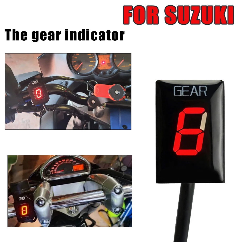 Gear Indicator Motorcycle Digital Gear Display Meter For Suzuki V-Strom 1000 Vstrom DL 650 GSX650F GSF1250 GSF650 Bandit 650