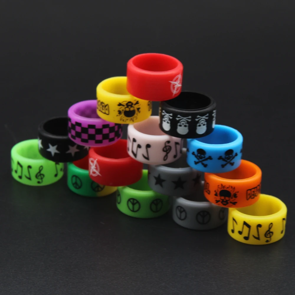 Silicone Rubber Band Decorative Band 18mm For Butterfly knife Mini Fishing Rod Silicone Handle Band Anti Slip O-shaped Ring - view 5