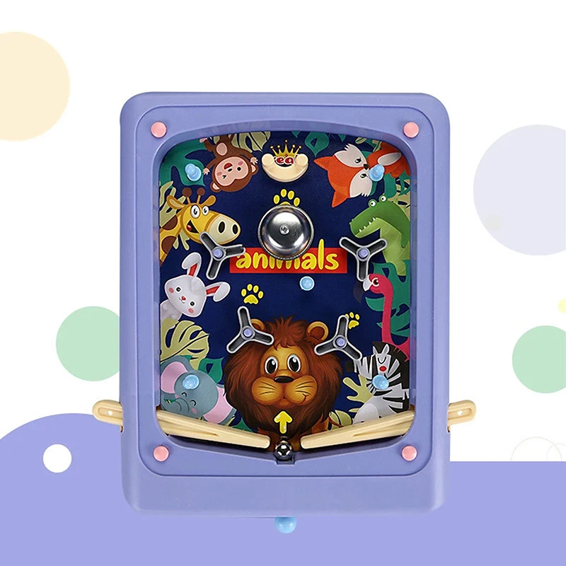 Children Pinball Games Desktop Pinball Game Machine Fun Parent-Kid Interactive Educational Toys Kids Table Shooting Board Games