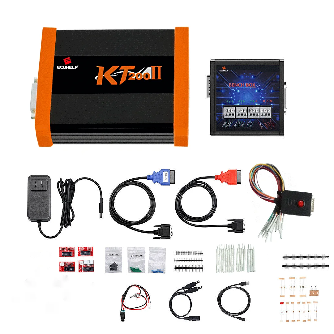 KT200 II add new license and Optimized the hardware stable Support Bench/OBD/BOOT/BDM/JTAG Multiple Protocols