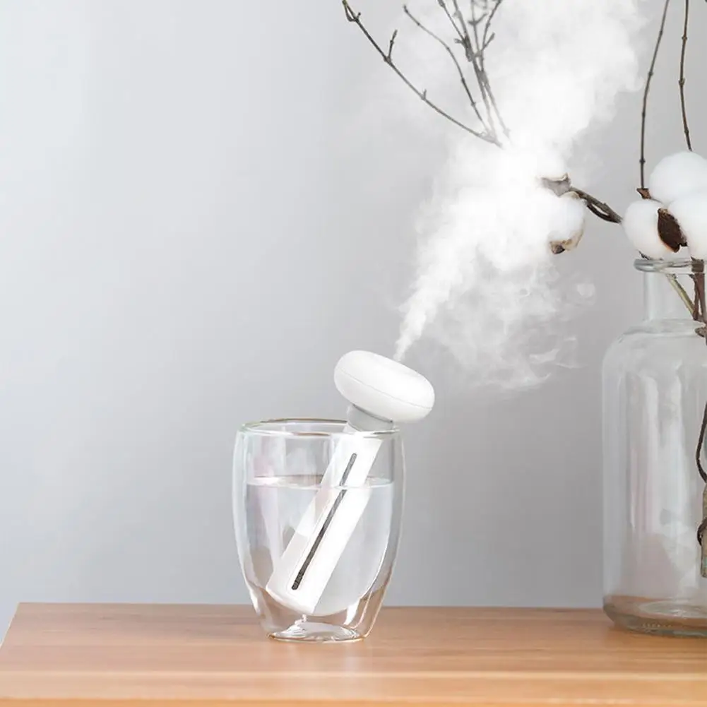 Mini Humidifier Stick NO Water Bottle USB Powered Portable Air Moisturizing Mist Humidifier for Travel Car Home Humidifier