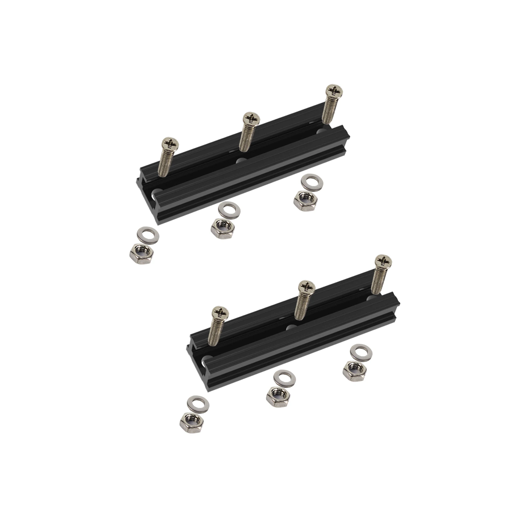 Aventik 4" 8" 12"and 16" Light Medium Duty Polymer Kayak Mount Track Compatible with 1/2" Wide Kayak Track Screw