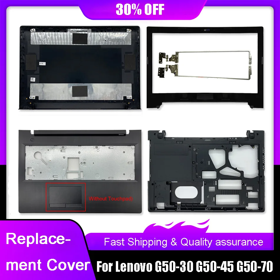 New Back Cover For Lenovo Ideapad G50-30 G50-45 G50-70 G50-80 Z50-30 Z50-70 Z50-80 Front Bezel Palmrest Upper Bottom Case Hinges