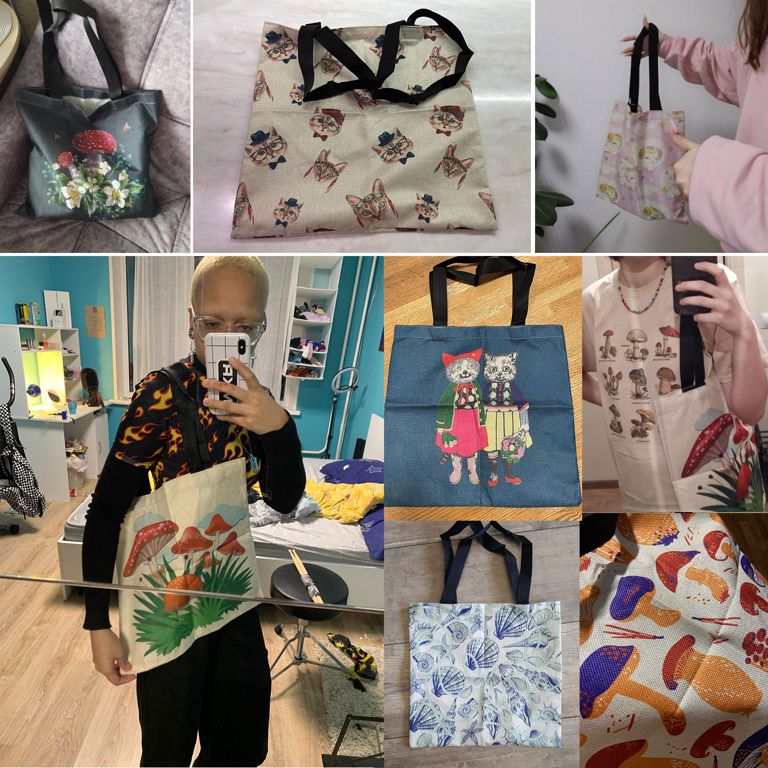 Cute Whale Sea Series Eco Friendly High Capacity Women Shoulder Handbag Beach Tote Bag Customizable For School Teacher Gift Bag