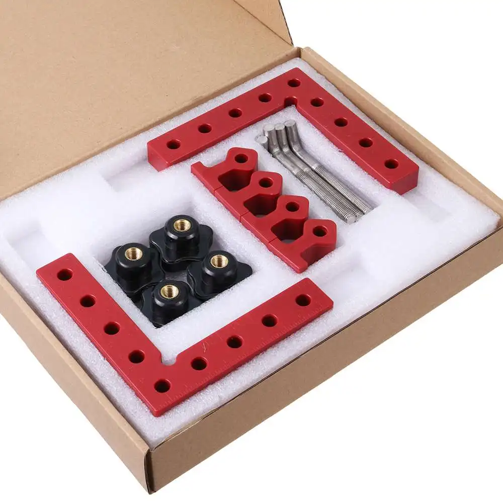 new 120mm 160mm 2025 Woodworking Right Angle Positioning Clamp Woodworking Square Positioning Fastening Tools Corner Ruler
