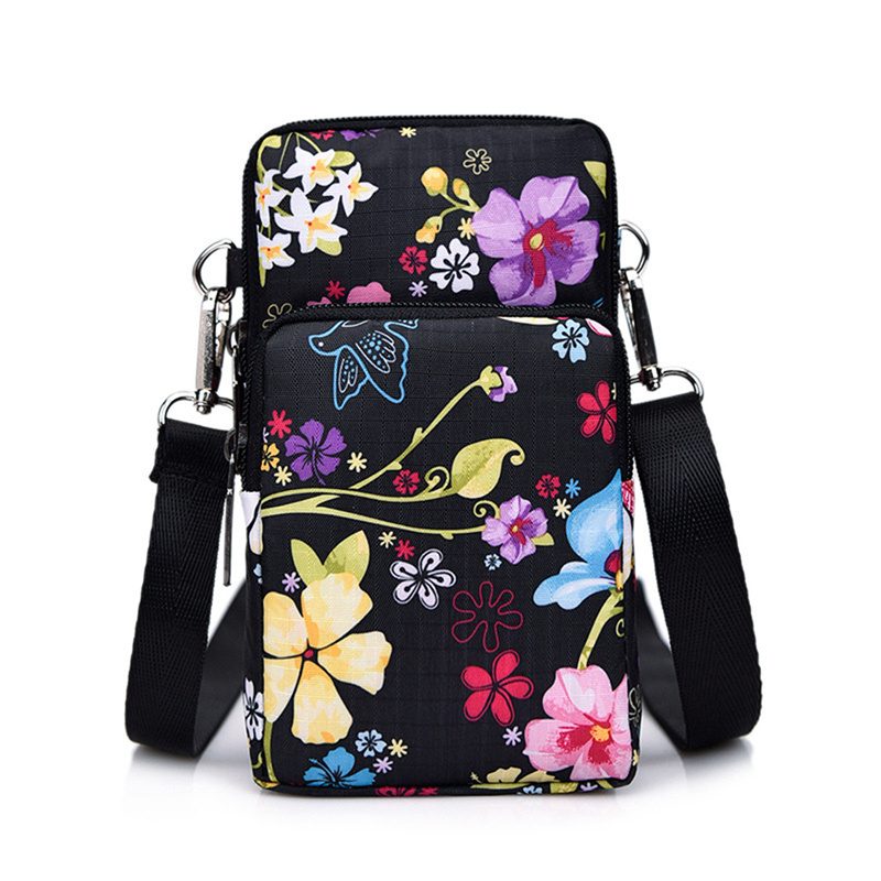 Phone Bag Women Mini Shoulder Messenger Wrist Coin Purse Leisure Shoulder Bags Versatile Satchel Multi Card Position Card Bags