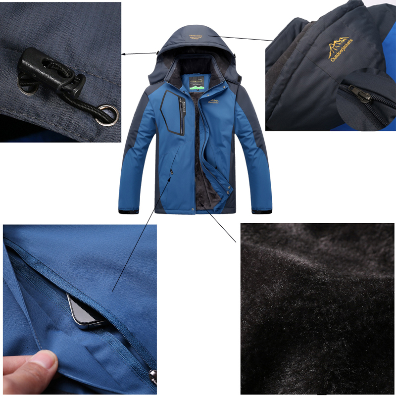 Suit For Windproof Waterproof Warmth Jacket And Pants Snow Clothes Winter Skiing Snowboarding Jackets Men Ski Sets