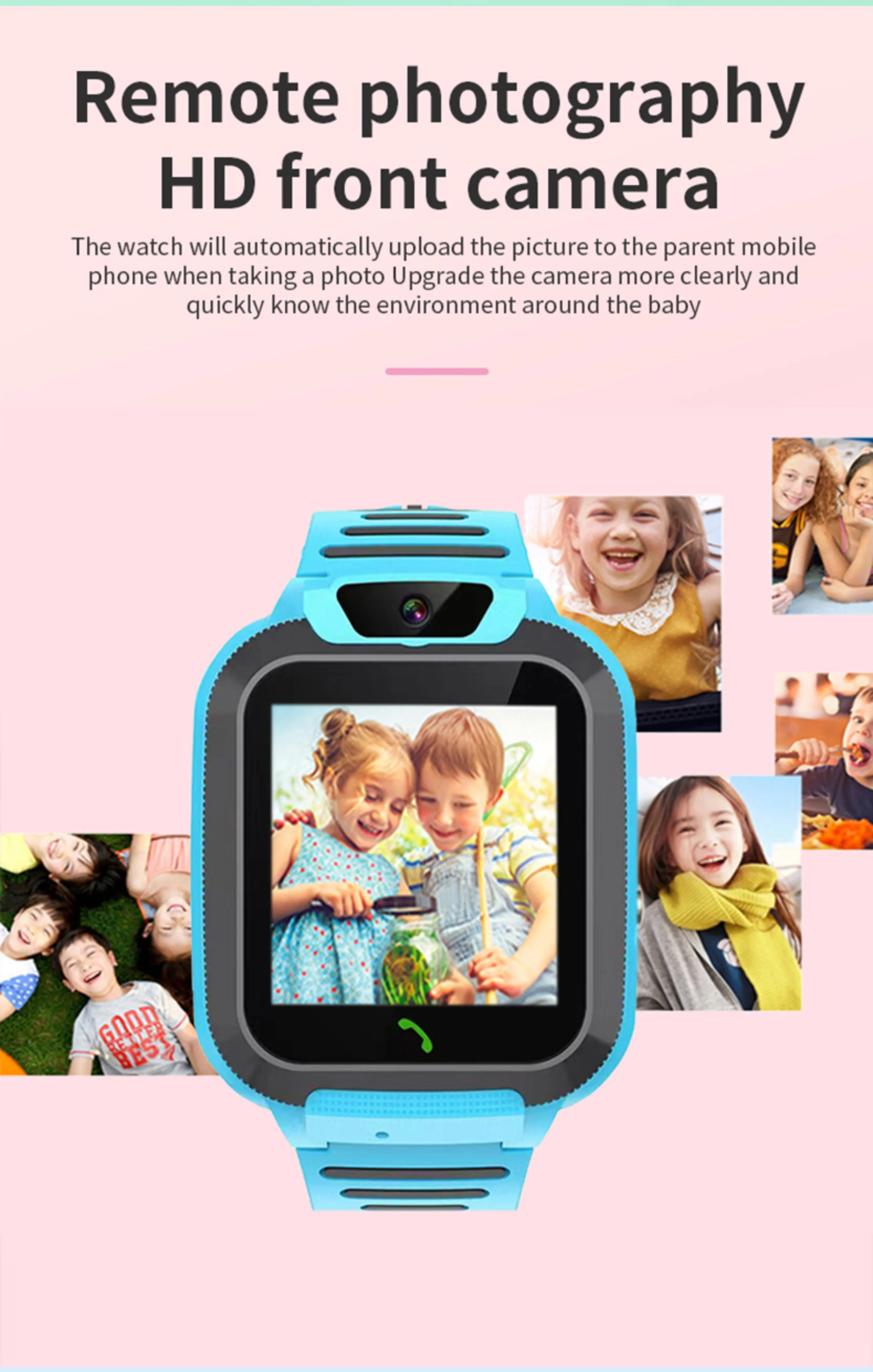 Q16S Kids Smart Watch Smartwatch Wrist Children Boys Girls GPS Tracker Waterproof Electronic Digital Connected Wristwatch Clock