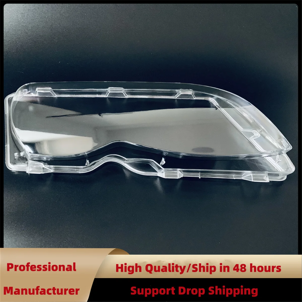 Pair Car Headlight Lens Covers For BMW 3 Series E46 318i 320i 325i 330i 330xi 4 Doors Sedan 2002-2005 Headlamp Cover Clear Shell