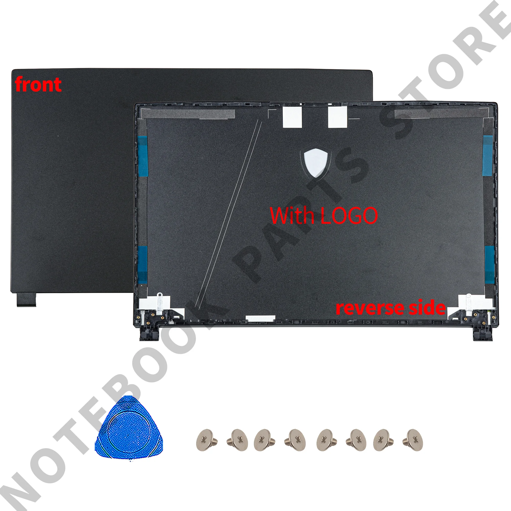 New For MSI GL75 Leopard MS-17E2/E4/E5 MS-17E7 LCD Back Cover Top Lid Bezel Hinges Palmrest Bottom Notebook Parts Replacement