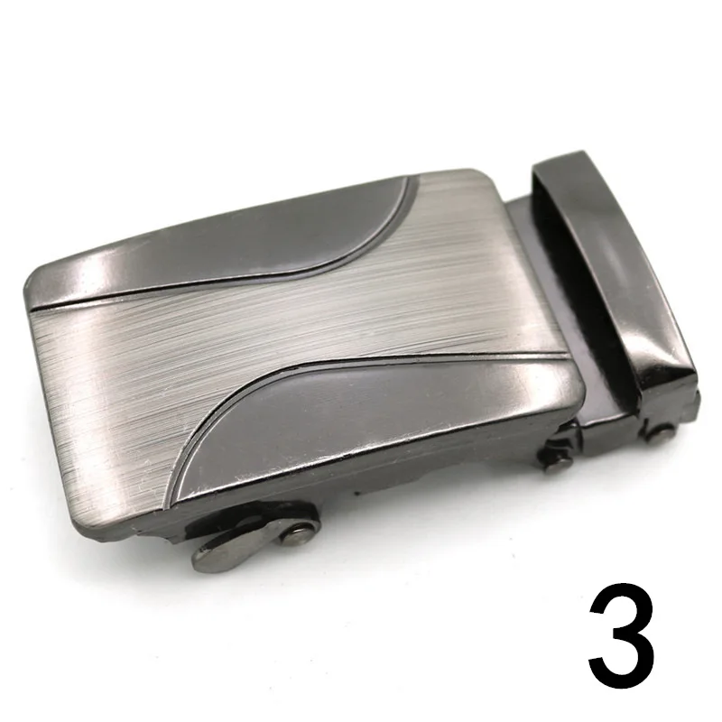 High Quality Suitable For Width 3.5cm Wide 3d Pattern Belts Buckle Metal Automatic Buckle No Belt Body Handmade DIY Accessories