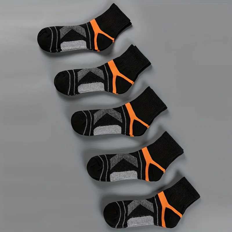 3 Pairs High Quality Men Black Sports Casual Soft Running Four Season Absorb Sweat Breathable Male Sock LX241102