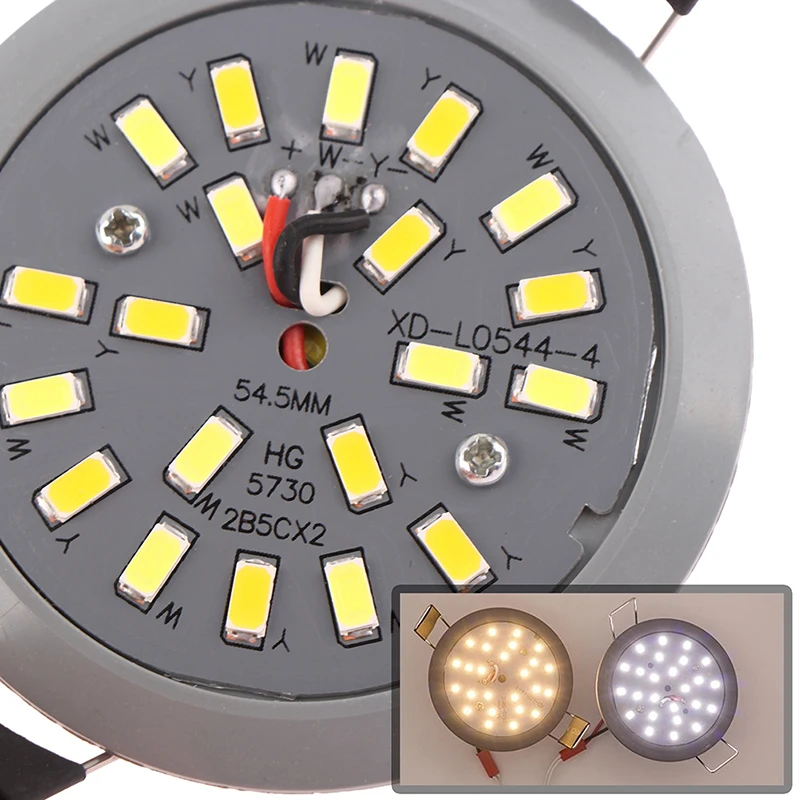 Downlight Lamp - 5W 220V Integrated Spotlight, Double Round Ceig Recessed Umbrella LED Corn Bulb, 2024 Model dh5727163