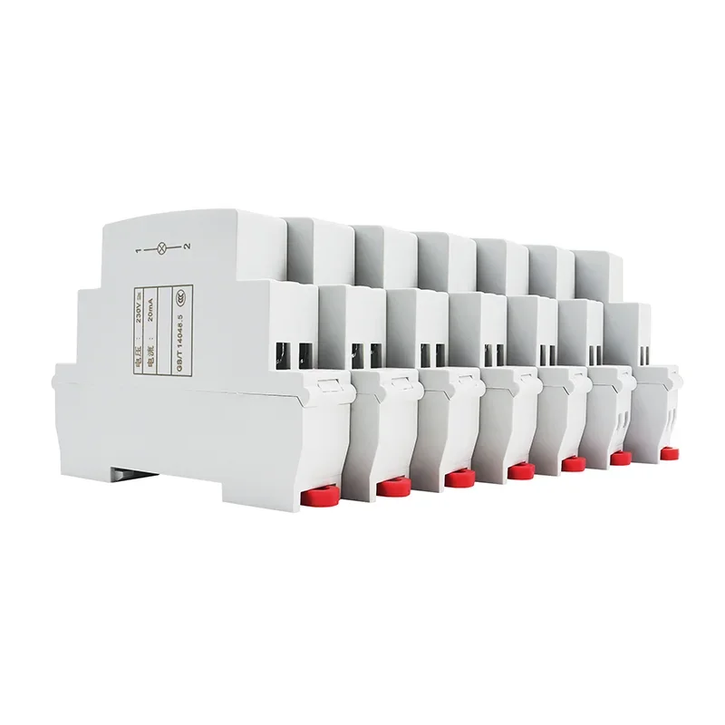 LED Pilot Lamp 24V 230V AC/DC Din Rail Industrial Single Double Light Display Three Light Indicator