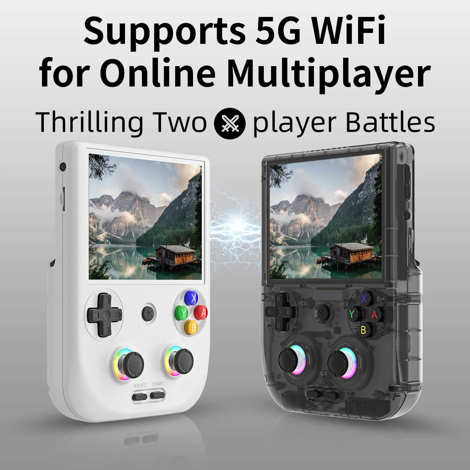 Game machine ANBERNIC RG 406V Handheld Game Console 4 IPS Mti-touch Sn Android13 RG406V Retro Video Games port 1080p DP FOTA Update Z241102