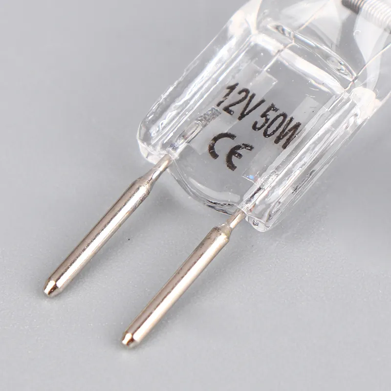 12V GY6.35 Halogen Lamp Beads 35W 50W 75W 100W Microscope Accessory For Aromatherapy Lamp Crystal Lamp Projector 2pin Bulb