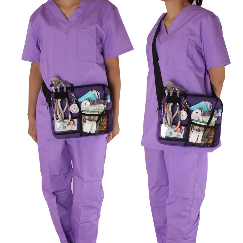 Nurse Fanny Pack Multi Pocket Waist Organizer Belt with Adjustable Waist Strap Nurse Waist Pouch Organizer Pouch Portable Medica
