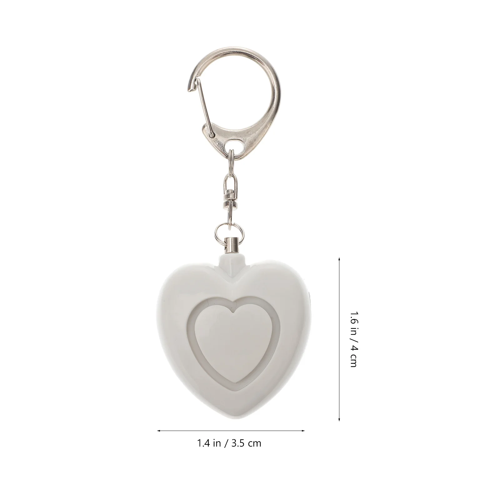 Safe Sound Personal Alarm Heart Shaped Personal Electronic Gifts with Lights