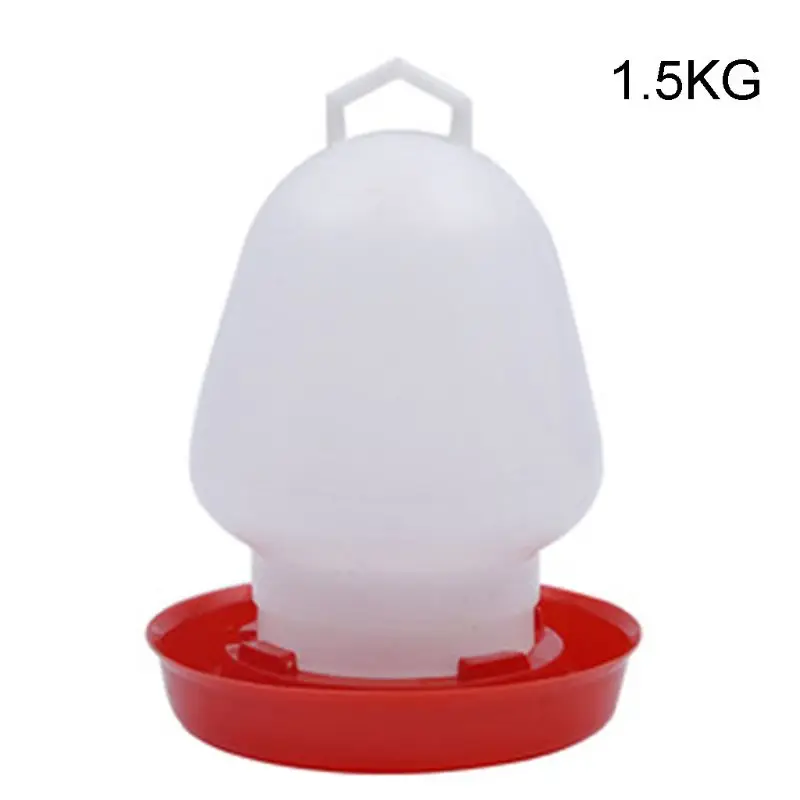 new Round Bubble Chicken Drinking Fountain Device Hanging Cup Waterer Bowl Pet Poultry 2025 Water Drinker Household Pet Feeding