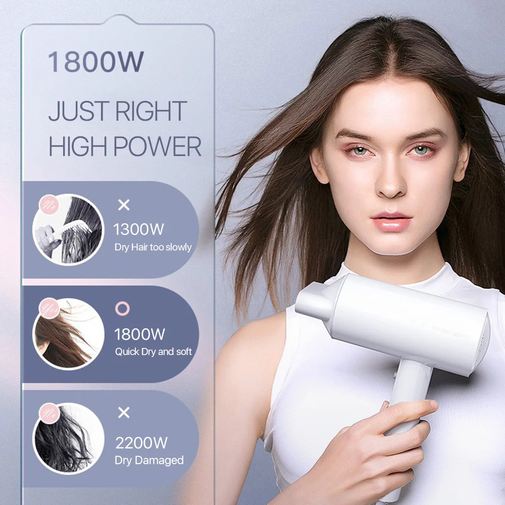 ENCHEN Air5 Electric Hair Dryer Home High-Powered 1800W Hair Care Mini-Type Portable Constant Temperature