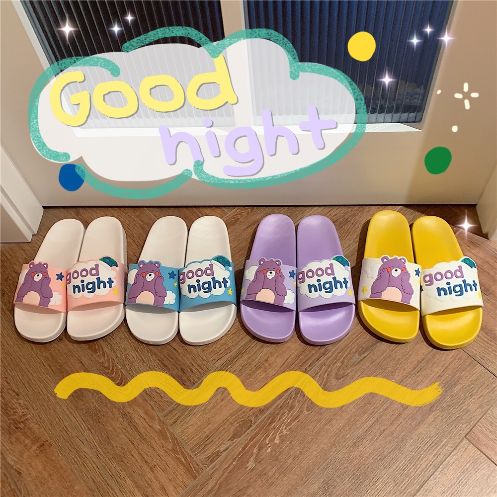 2024 New Slipper Ladies Summer Shoes personality cute cartoon flat slippers indoor street sandals girls beach shower slide
