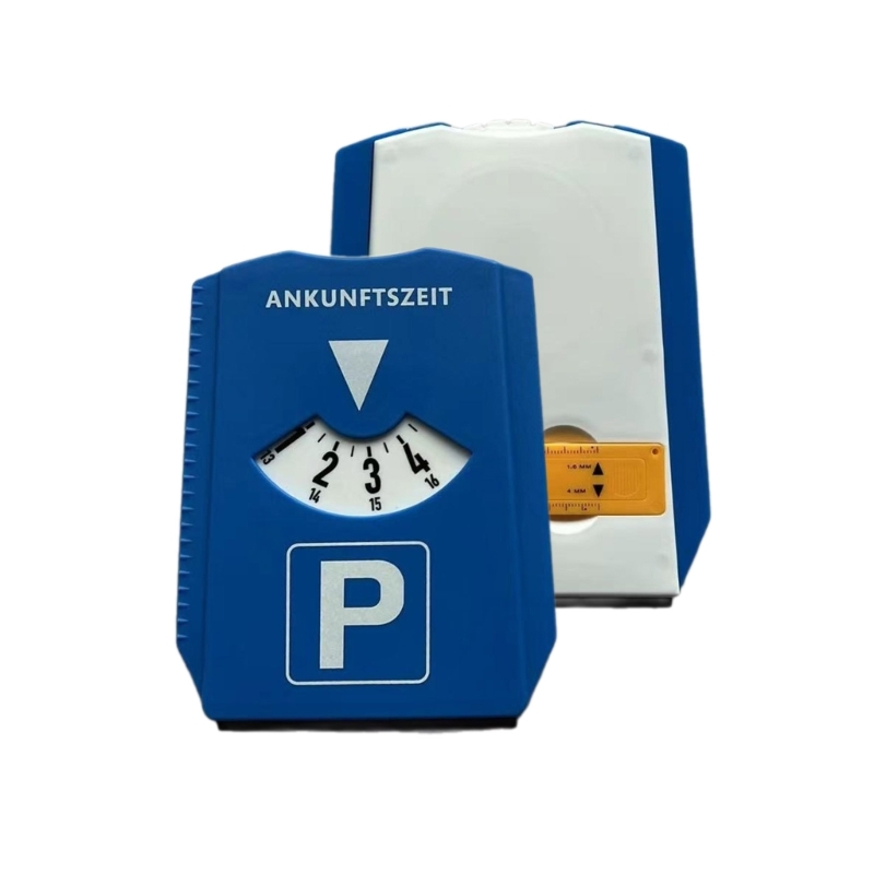 Snow Shovel Time Windshield Car Display Disc Return Time Note Ice Scraper Car Parking Time Sign Timer Clock Snow Remover smile