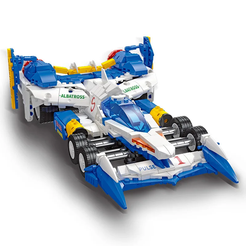 IN STOCK MOC Future GPX Cyber Formula Sports Car Asurada G.S.X Building Blocks Assembling Toys for Children Birthday Gift Set