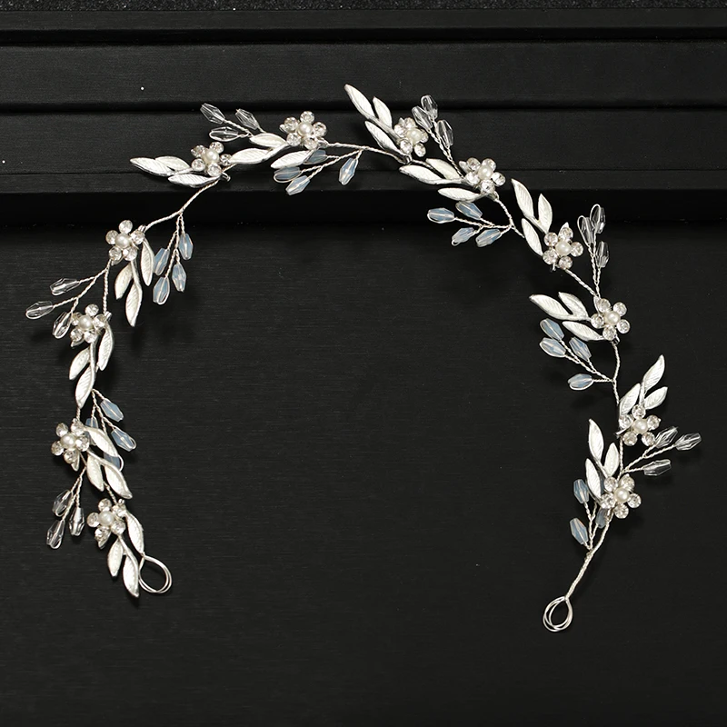 Wedding Crystal Flower Headband Tiara Hairband For Women Bride Queen Party Wedding Bridal Hair Accessories Jewelry Band Gift