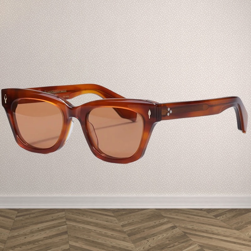 Luxury Brand fashion sunglasses handmade DEALAN 53-22 Cat eye acetate Sunglasses men top quality Outdoor UV400 women SUN GLASSES IVISTA