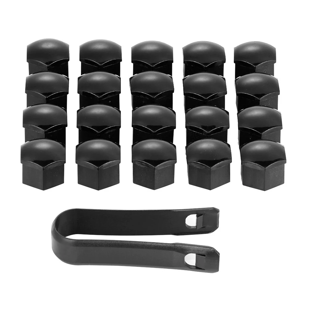 20Pcs Wheel Lug Bolt Nut Cover Caps For Audi Skoda 17mm Hex Head Bolts Car Styling Auto Accessories 321601173A