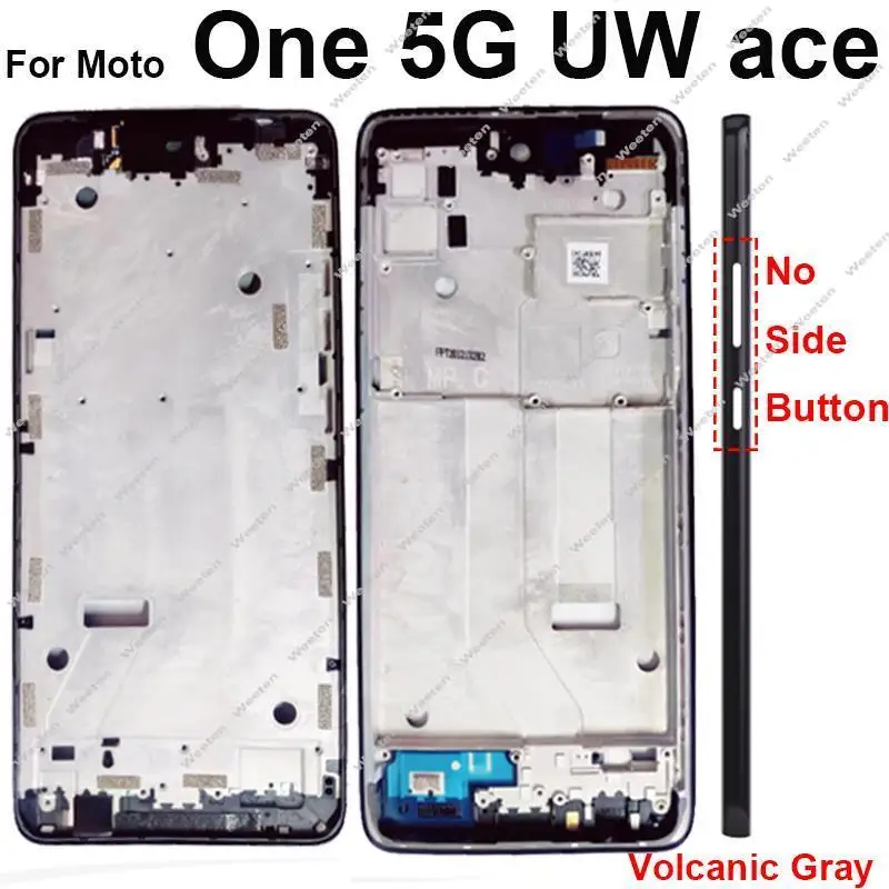 Front Cover For Motorola MOTO Plus ACE One G 5G UW Ace Middle Housing LCD Frame Bezel Plate Parts