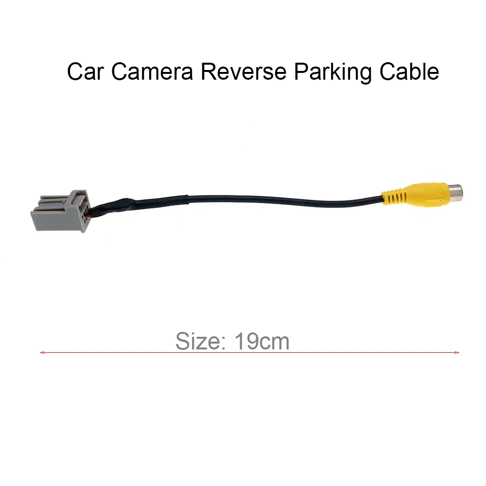 8 Pin Car Camera Reversing Parking Video RCA Power Cable Adapter Wiring Connector For Honda New JAZZ Fit 2021