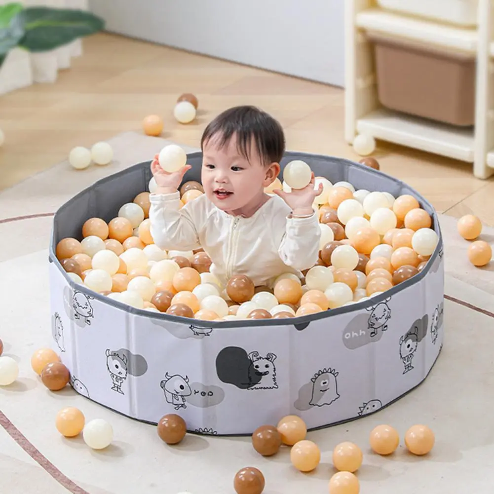 100Pcs Eco-friendly Multicolor Baby Ball Pits Ocean Ball Plastic Pool Ball Toys Kids Play Tent Filler Emotional Comfort