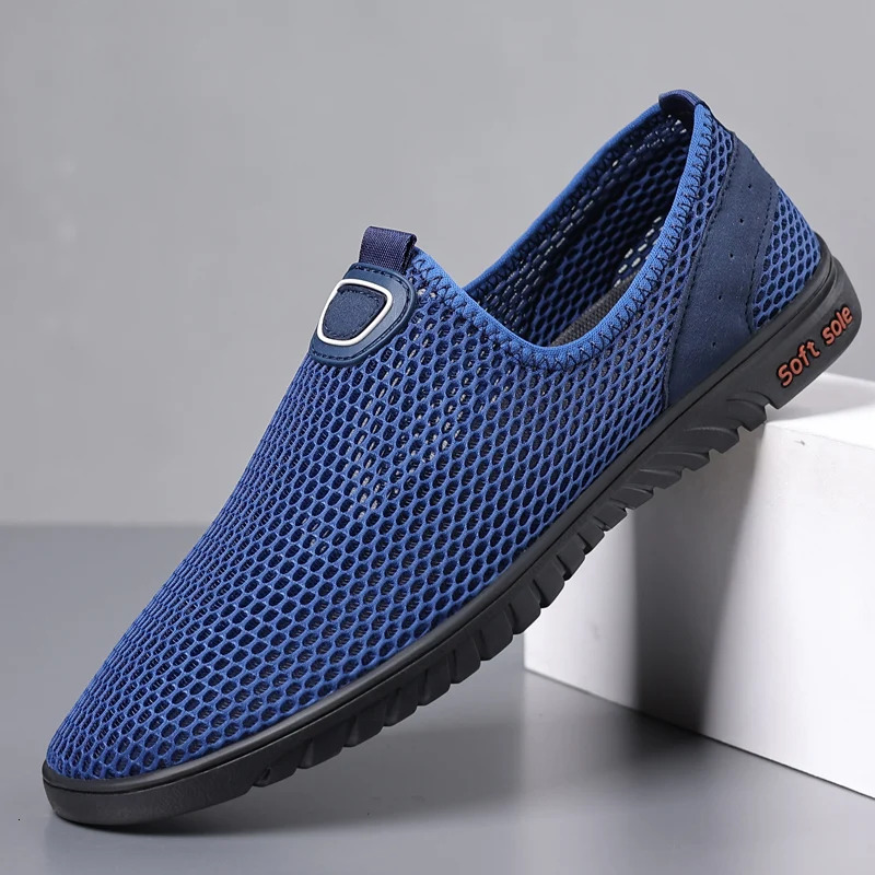 New Men's Shoes Casual Mesh Breathable Walking Male Outdoor Soft Lightweight Fashion Man Comfortable Sneakers c20ba