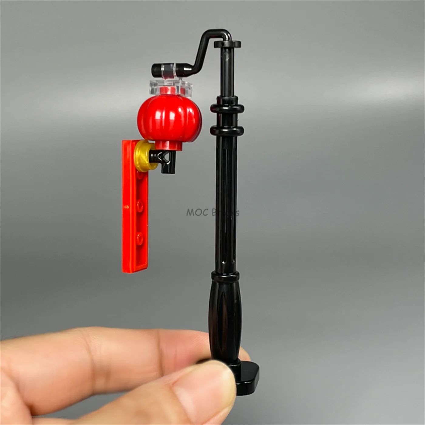MOC Bricks DIY Traffic Lamp Light City Street Road City Series Accessories Educational Building Blocks Toys Dolls Kids Xmas Gift