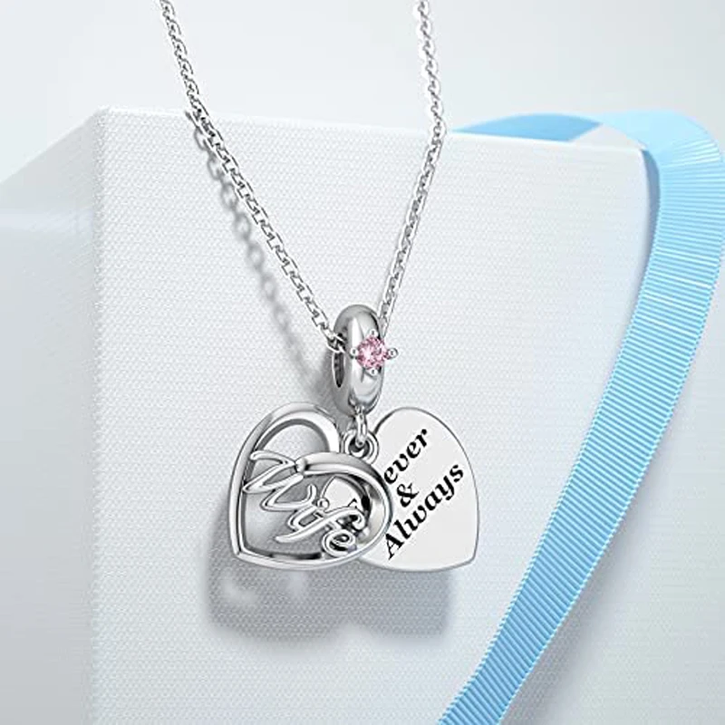 2023 New 925 Sterling Silver Mom Wife Sisters Family Pendans Bead Diy Fit Original Pandora Charm Bracelet Necklace Women Jewelry