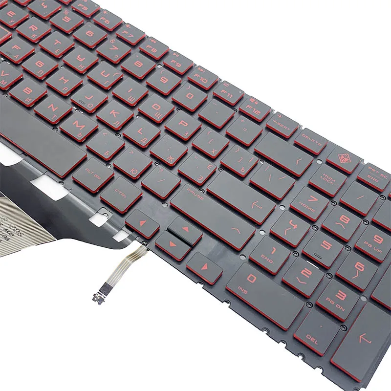 RU/LA/UK New Laptop Keyboard With Red Backlit For HP OMEN 15-DC 15-DH TPN-Q211 C143 15 DC DC0003la DC005TX DC0004TX