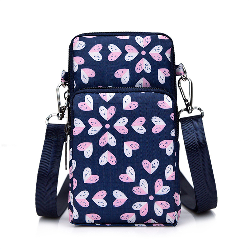 Phone Bag Women Mini Shoulder Messenger Wrist Coin Purse Leisure Shoulder Bags Versatile Satchel Multi Card Position Card Bags