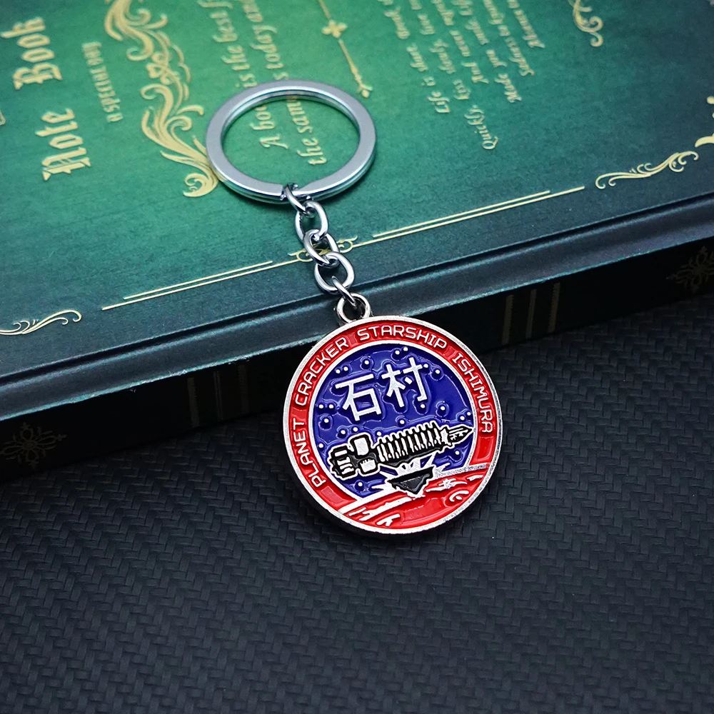 Dead Space :Remake Keychain Key Chain Keyring Ishimura Obelisk Keychains for Men Game Accessories Car Key Ring Pendant llaveros
