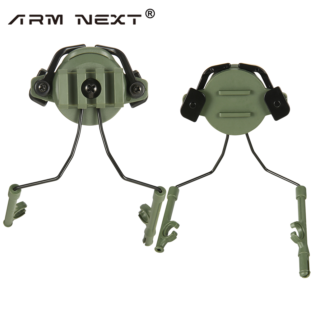 Tactical Helmet Accessories Military Airsoft Headset Holder Helmet Rail Adapter Hunting Shooting Headset Bracket