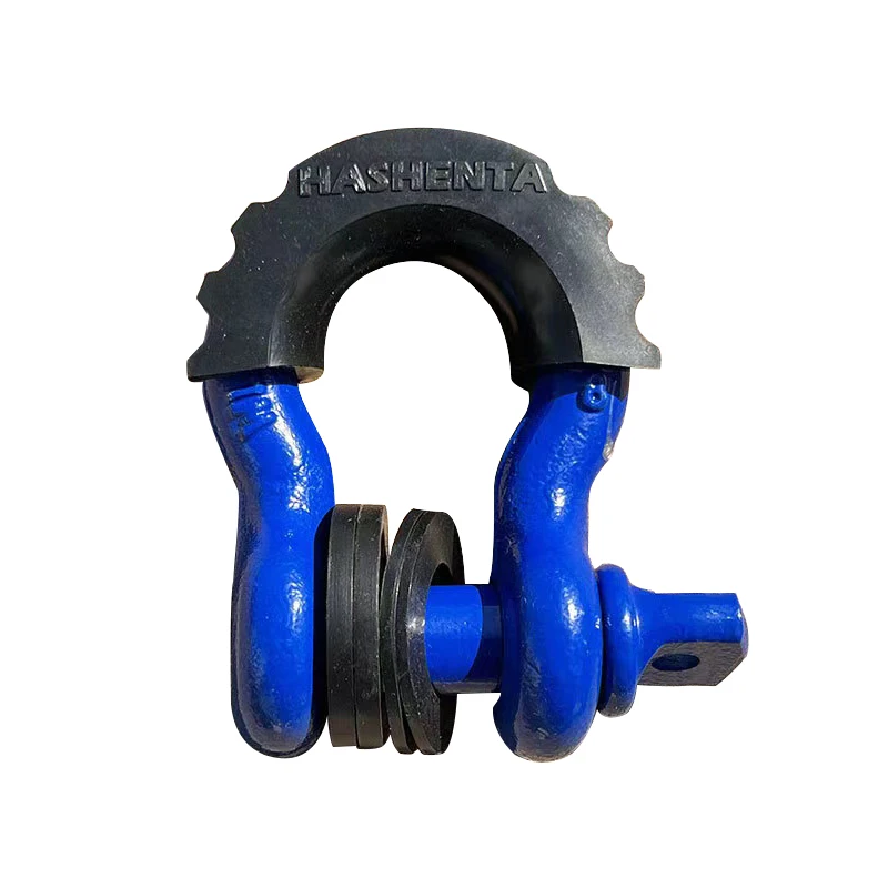 Anti-Rust Bow Shackle 5/8" D-Ring Shackle 42,990lbs Break Strength with Isolator &Washers Kit for Jeep Off-Road Vehicle Recovery