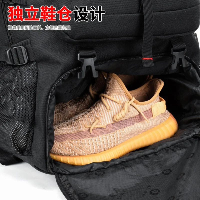 Backpack Business Travel 80 liter travel bag large capacity outdoor sports mountain bag mens multifunctional leisure bag 241031