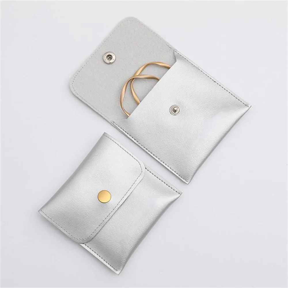 PU Leather Jewelry Bag Jewelry Storage Bag Coin Purse Card Holder Earrings Bracelet Storage Ring Bag Jewelry Storage Bag